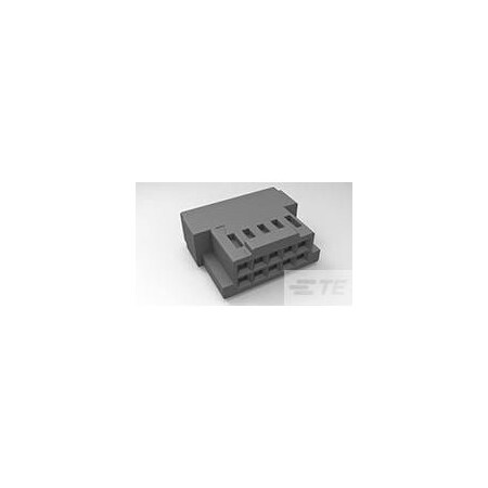 Te Connectivity Ffc/Fpc Connector, 34 Contact(S), 2 Row(S), Female, 0.1 Inch Pitch, Idc Terminal, Detent, Black 3-88179-6